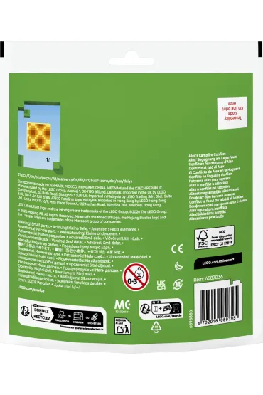 LEGO Minecraft Potyczka Alex przy ognisku 30732