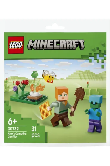 LEGO Minecraft Potyczka Alex przy ognisku 30732