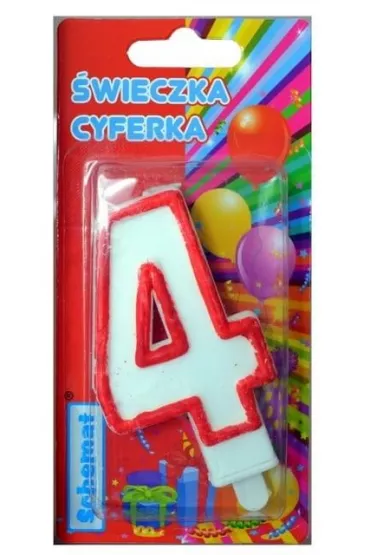 Schemat �wieczka cyferka 4