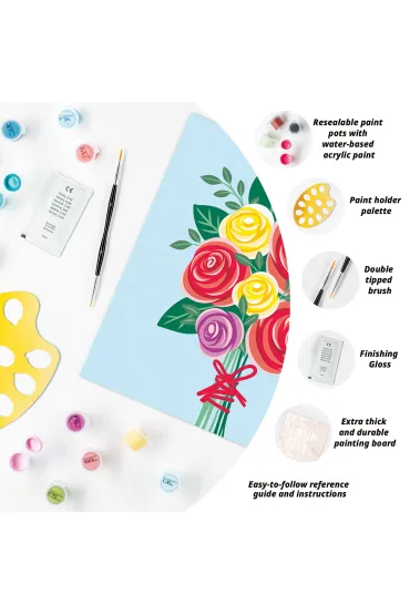 Malowanie po numerach CreArt - Bukiet R� Ravensburger