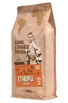 Vaspiatta Kawa z kraca wiata Ethiopia Sidamo ziarnista 1 kg