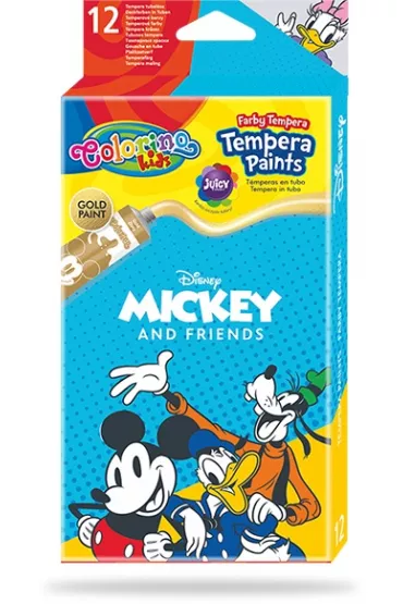 Patio Farby Colorino Kids tempera w tubach 12 ml Mickey 12 x 12 ml