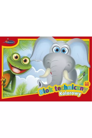 Beniamin Blok techniczny kolorowy A4 10 kartek