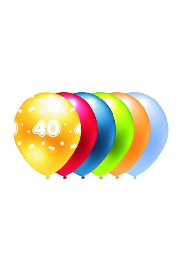 GoParty Balon nadruk 40 5 szt.