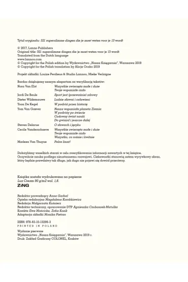 321 superciekawych fakt�w, kt�re trzeba pozna�, zanim si� sko�czy 13 lat - Mathilda  Masters