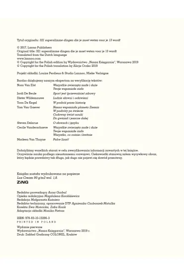 321 superciekawych fakt�w, kt�re trzeba pozna�, zanim si� sko�czy 13 lat - Mathilda  Masters