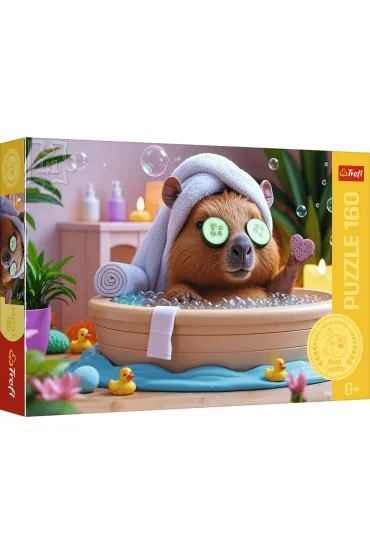 Puzzle 160 el. Kapibara w SPA Trefl