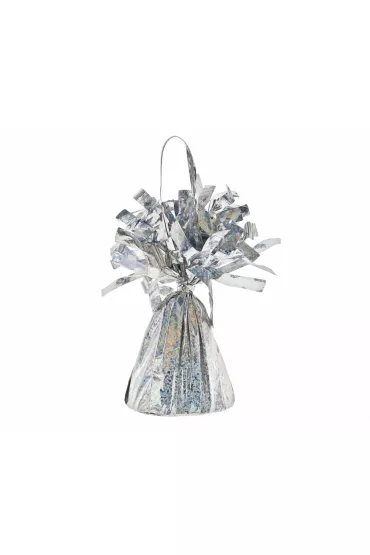 Godan Ci�arek foliowy do balon�w srebrny 145 g