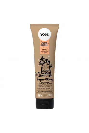 Yope Daily heroes Super Smooth galaretka laminuj�ca z lnem do w�os�w 140 ml