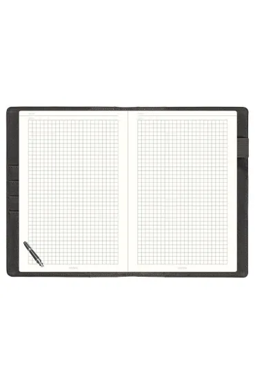 Notes A5 Premium w kratk� Genua czarny wymienny wk�ad NP-25GNZ/CZA/180K/Z
