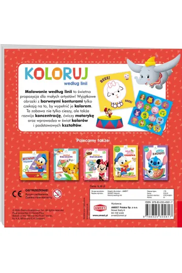 Disney Maluch koloruj wed�ug linii COLN-9201