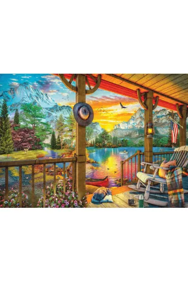 Puzzle 500 el. Early morning fishing Eurographics