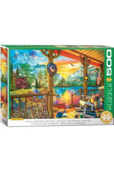 Puzzle 500 el. Early morning fishing Eurographics