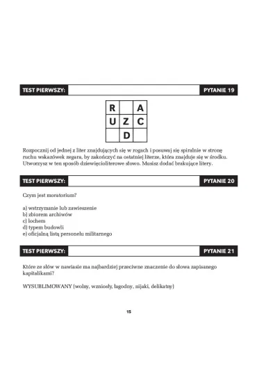 1000 �amig��wek, zagadek logicznych i test�w IQ - Philip Carter