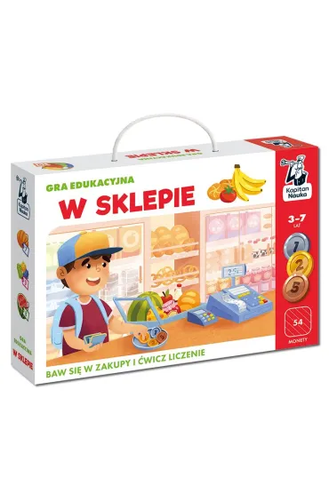 W sklepie. Gra edukacyjna. Kapitan Nauka - Aksinnia Semyanikhina
