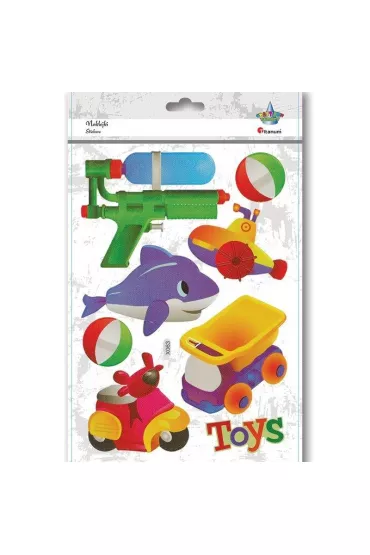 Titanum Naklejki wypuk�e mi�kkie Toys