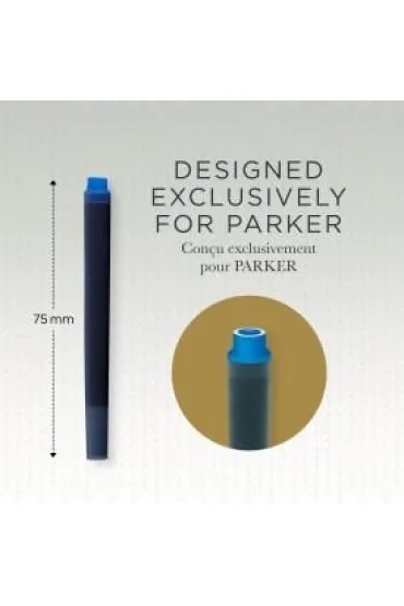 Parker Naboje do pi�ra d�ugie niebieskie 5 szt.