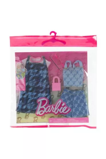 Barbie ubranka + akcesoria 2-pak HRH45 Mattel