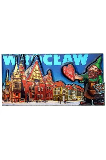 Pan Dragon Magnes I love Poland Wroc�aw