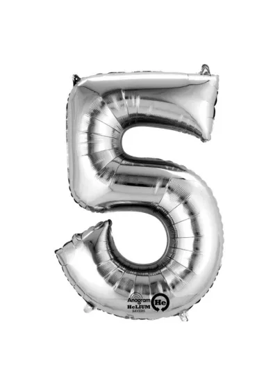 Amscan Balon foliowy cyfra 5 83 cm