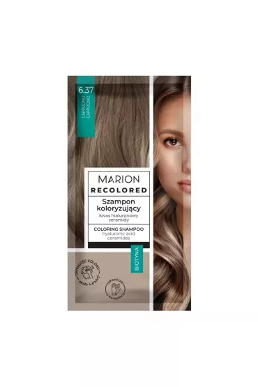 Marion Recolored szampon koloryzuj�cy 6.37 Cappucino 35 ml