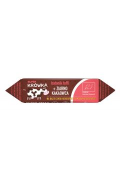 Super Krwka Baton toffi z ziarnami kakaowca 30 g Bio