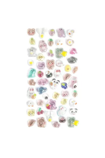 dpCraft Naklejki candy drops kaleidoscopic 53 szt
