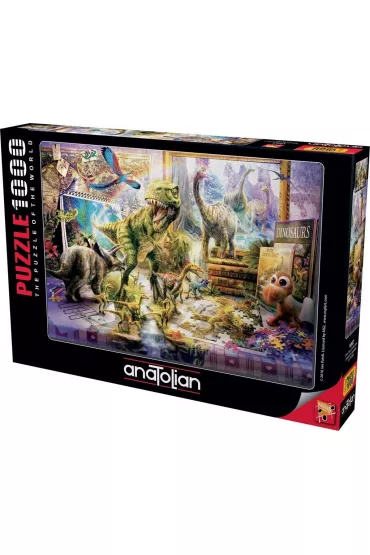 Puzzle 1000 el. Dinozaury Anatolian