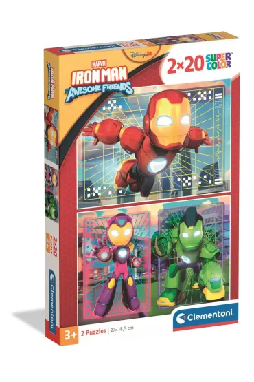 Puzzle 2x20 el. Ironman Disney Clementoni