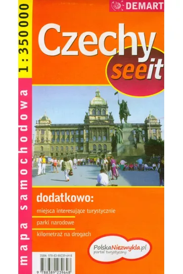 Czechy mapa samochodowa 1:350 000