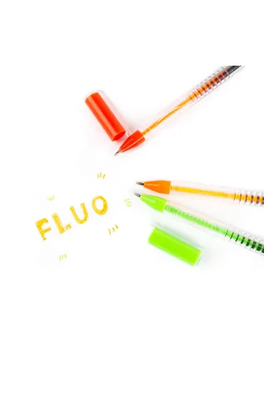 Derform D�ugopisy �elowe fluo 6 szt.