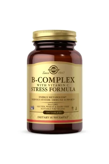 Solgar B-Complex with Vitamin C Stress Formula Suplement diety 100 tab.