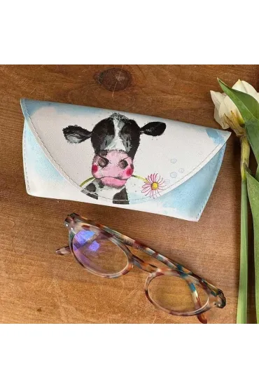 Alex Clark Etui na okulary GL21 Krowa i stokrotki