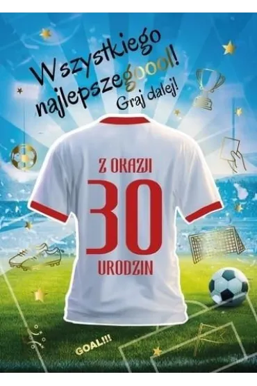 Armin Style KARNET URODZINY 30 B6 Z KOP AS GM-1341 FOL