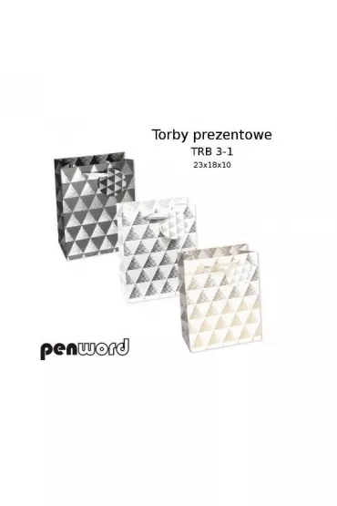 Penword Torebka prezentowa mix 23x18x10cm