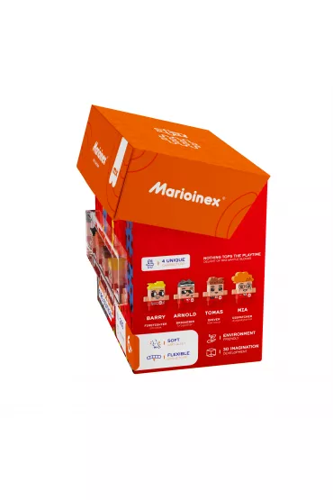 Mini Waffle City Klocki konstrukcyjne Mini Waffle 280el Remiza Stra�acka MARIOINEX 906279