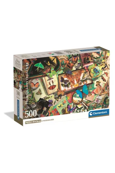 Puzzle 500 el. The Butterfly Collector Clementoni