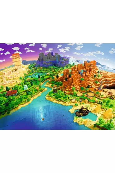 Puzzle 1500 el. World of Minecraft Ravensburger