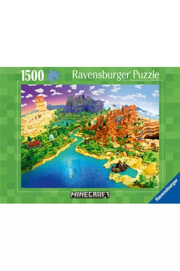 Puzzle 1500 el. World of Minecraft Ravensburger