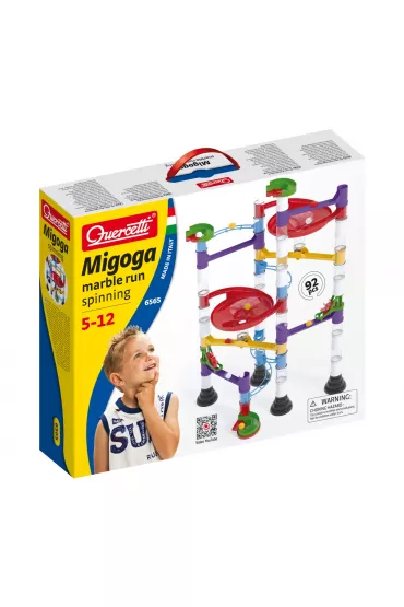 Tor kulkowy Migoga Spinning 92 elementy Quercetti