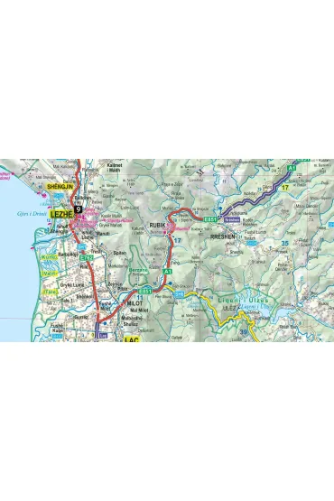 Albania map&guide XL PL laminat 2023 - Izabela  Nowek