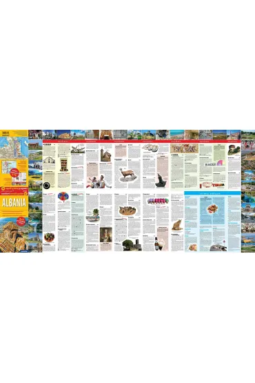 Albania map&guide XL PL laminat 2023 - Izabela  Nowek
