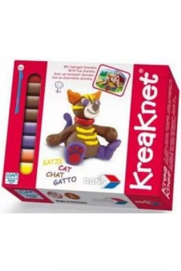 Noris Spiele Kotek z naturalnej modeliny. Zestaw kreatywny