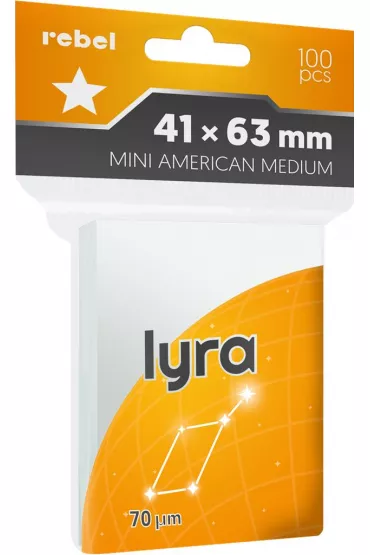 Koszulki na karty "Mini American Medium" Lyra Rebel