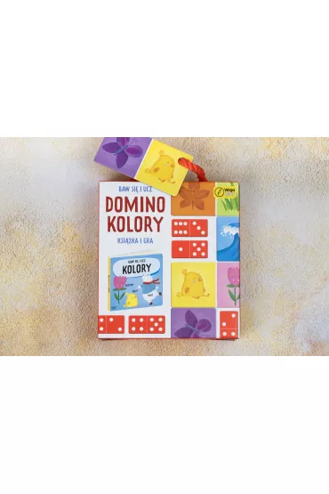 Baw si� i ucz. Domino. Kolory. Gra i ksi��ka Wilga Play