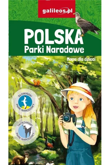 Mapa dla dzieci. Polska. Parki Narodowe 1:1 000 000