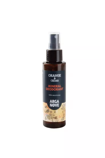 Arganove Dezodorant a�un Orange & Cedar mineralny 100 ml