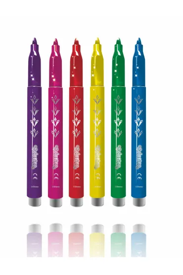 Patio Flamastry brokatowe Colorino Kids Frozen 6 szt.