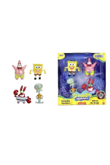 Jada SpongeBob Metal fig 4-pak 6,5cm