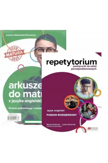Pakiet Repetytorium Podr�cznik do szk� ponadpodstawowych J�zyk angielski Poziom rozszerzony